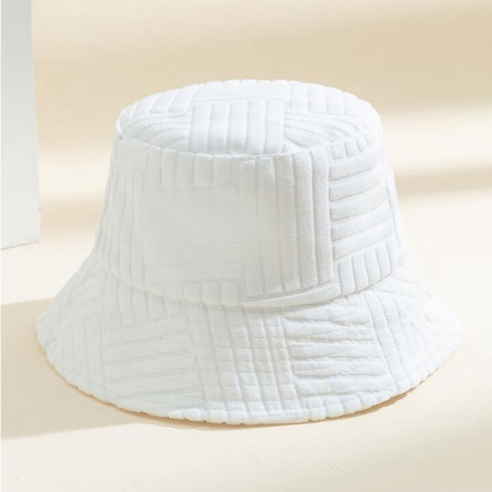 White Bucket Hat - Picture 1 of 4